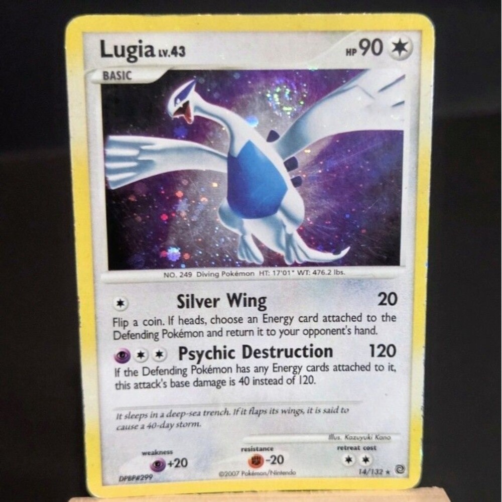 Lugia Lv.43 Holo 14/132 Secret Wonders 🍥Intertwining Double Swirl 🍥 LP-MP+